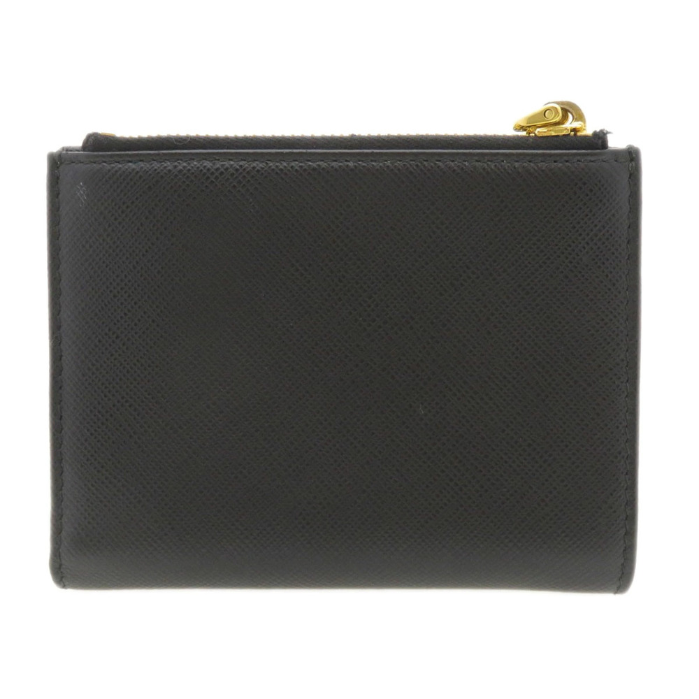 Prada Wallet leather motif fold bi